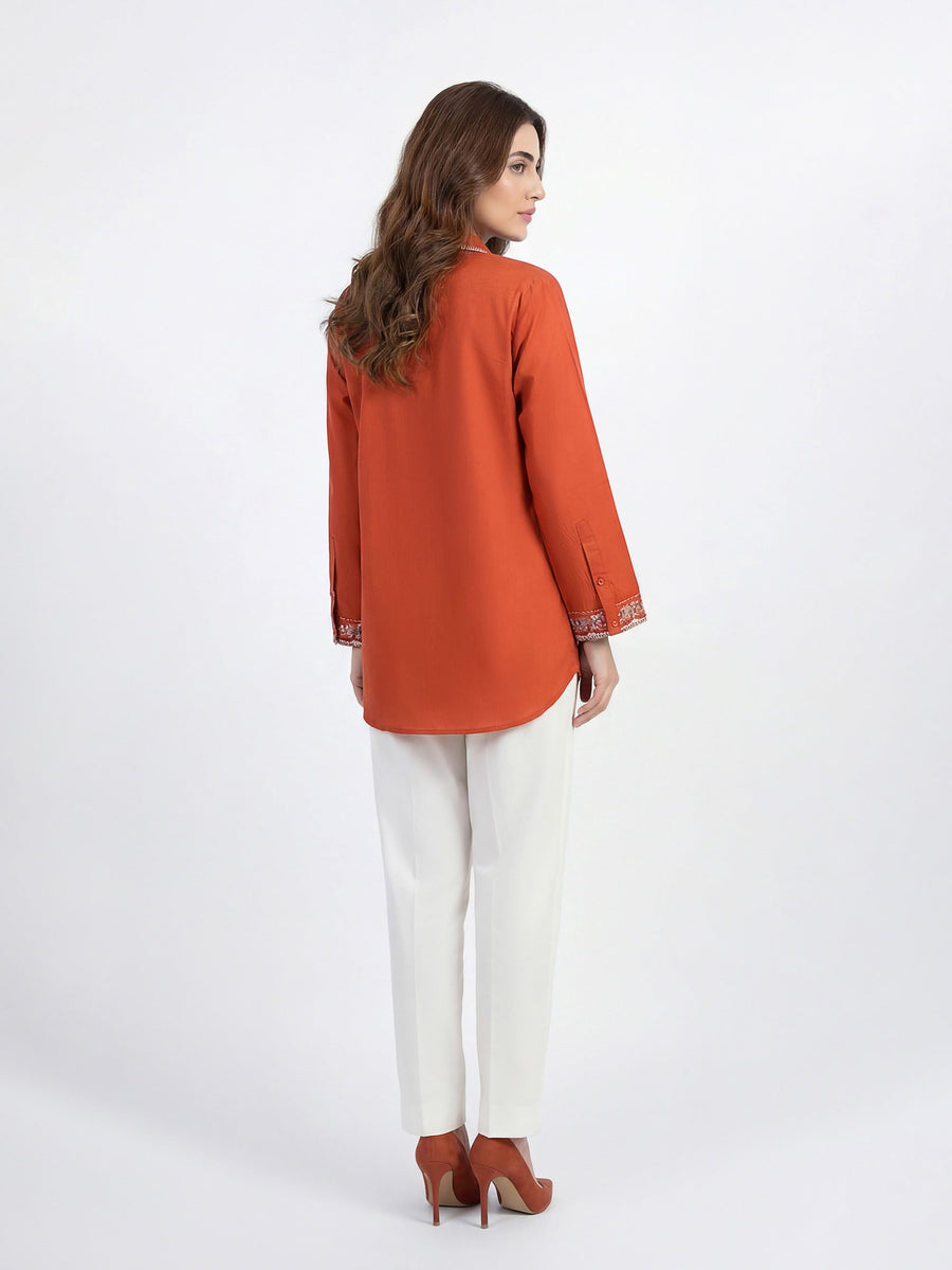 Rust Cambric Eastern Top