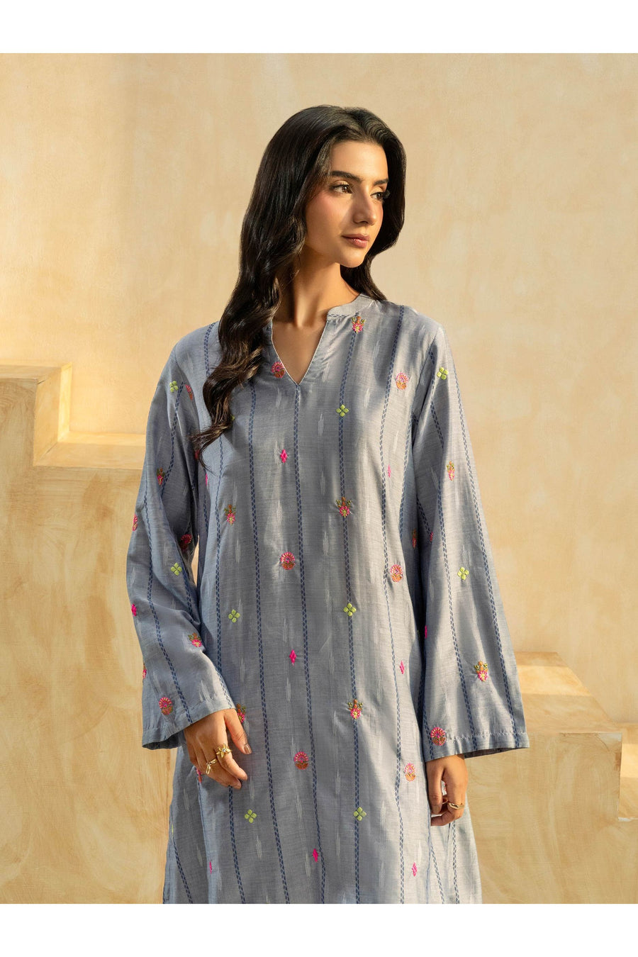 Embroidered Denim Shirt for Everyday Style
