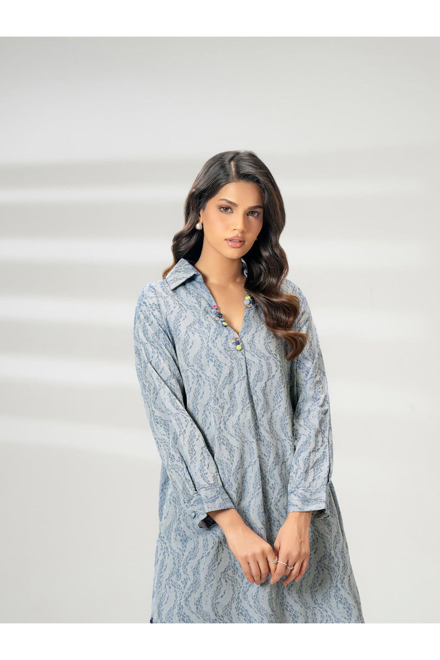 Stylish 2 Piece Jacquard Suit for Everyday Wear