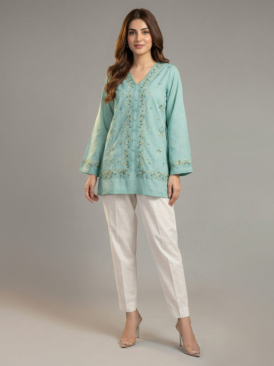 Printed Lawn Eastern Top 299