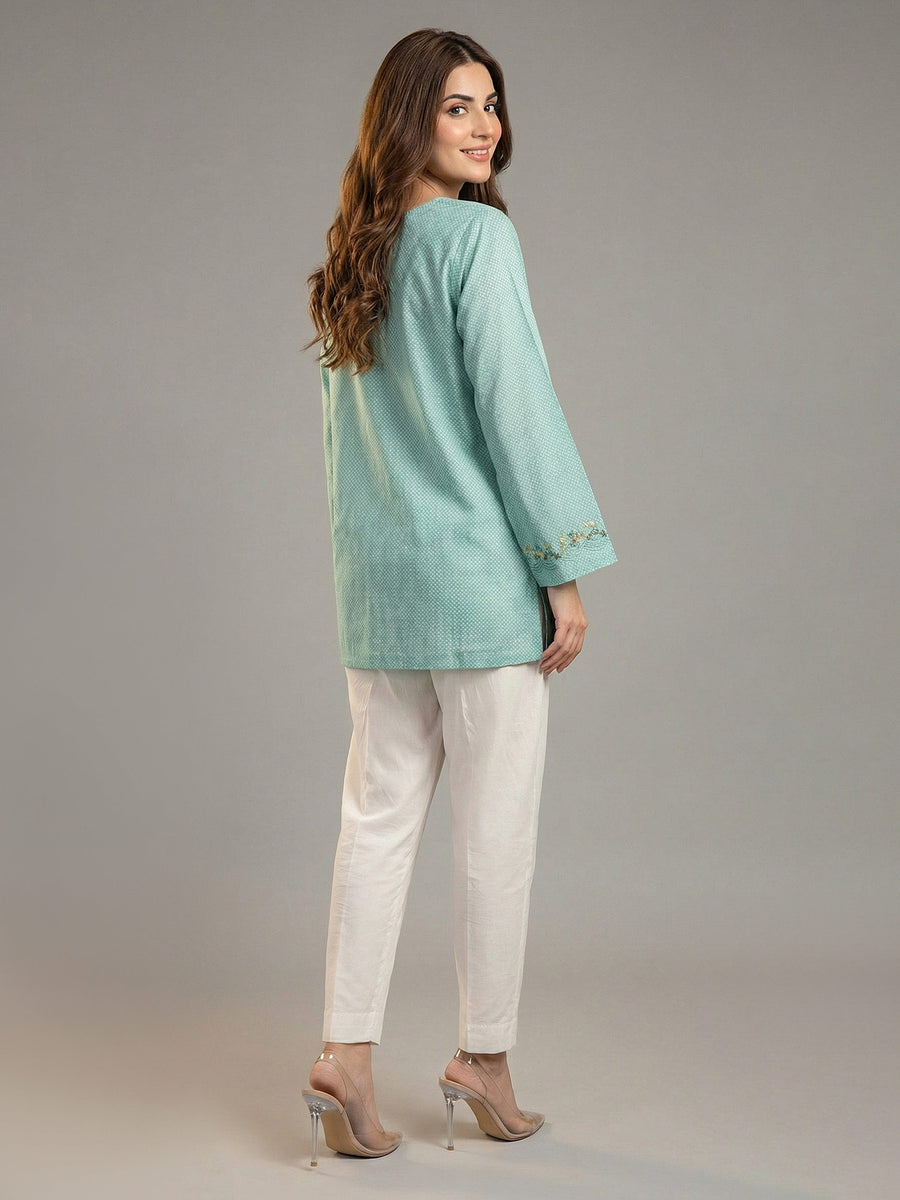 Printed Lawn Eastern Top 299