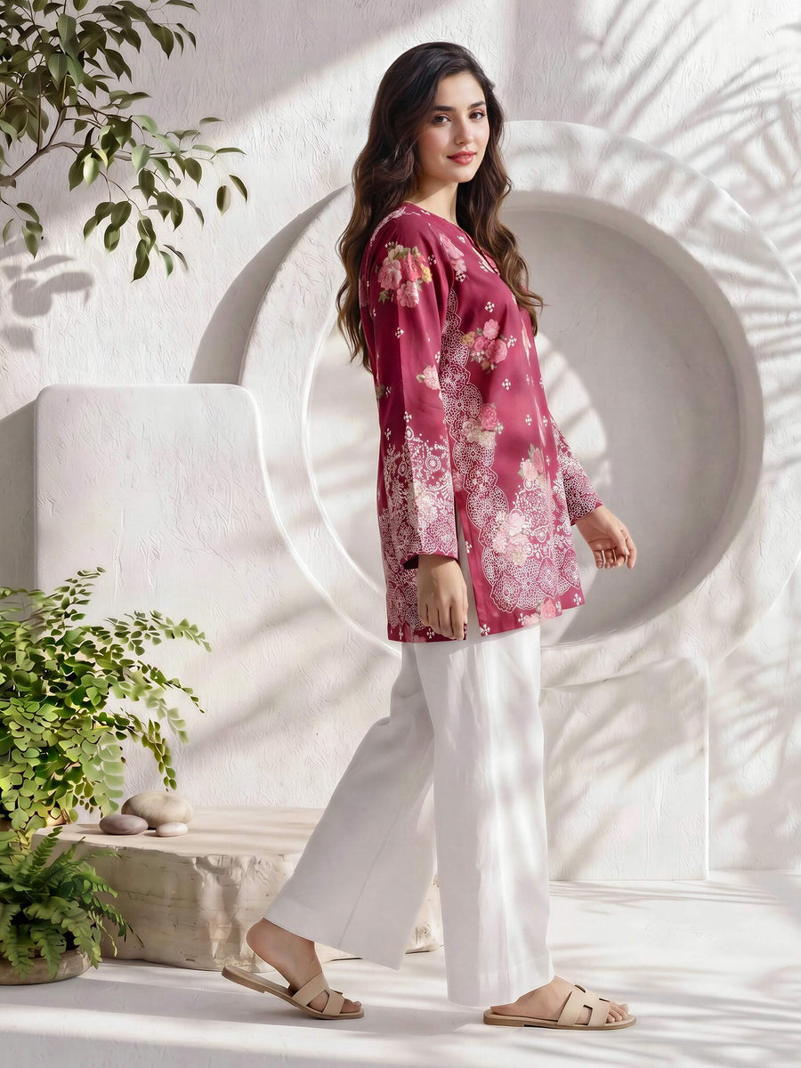 Lawn Kurti (Pret) - Pehnaawaa