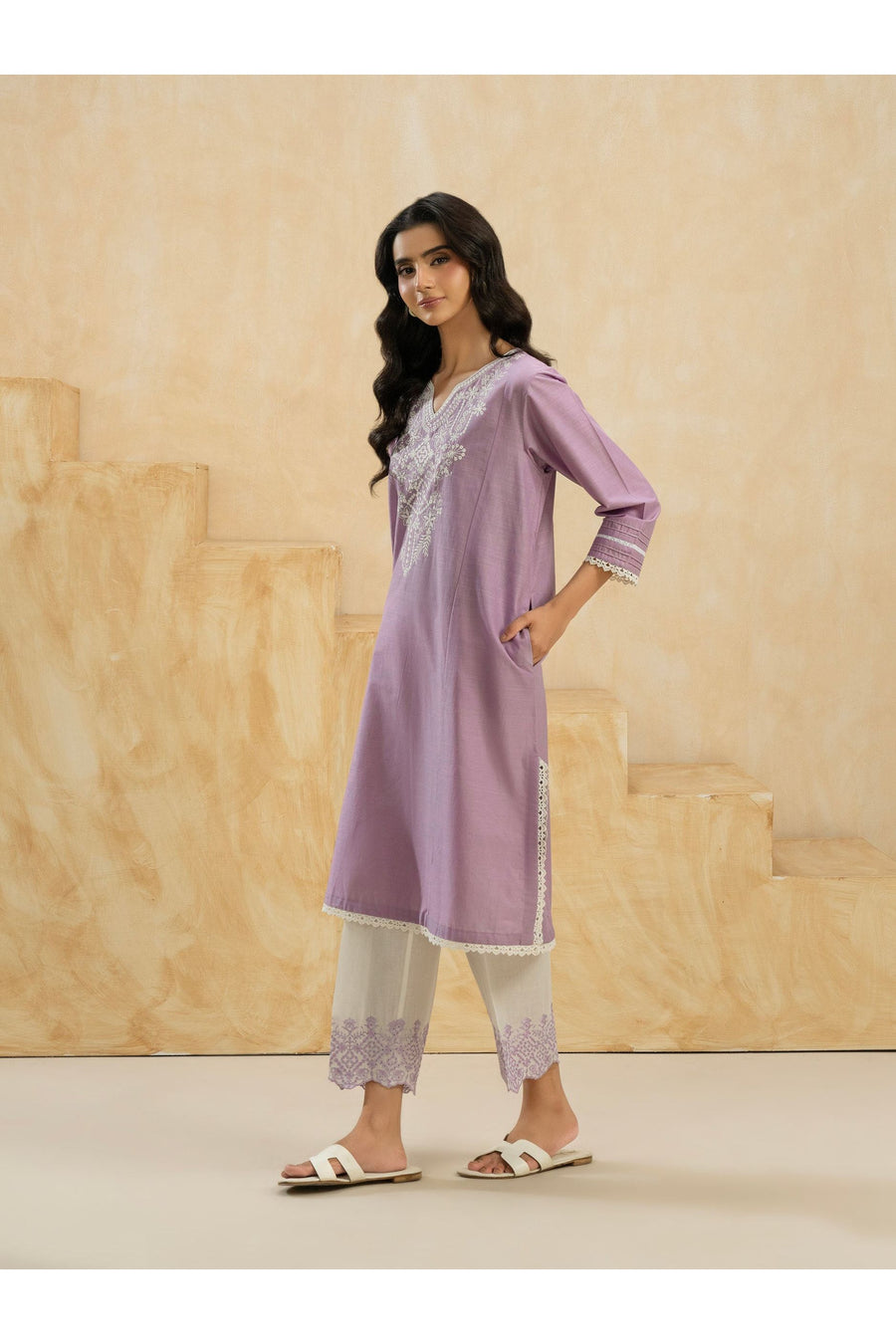 Embroidered 2 Piece Lawn Suit for Summer Fun