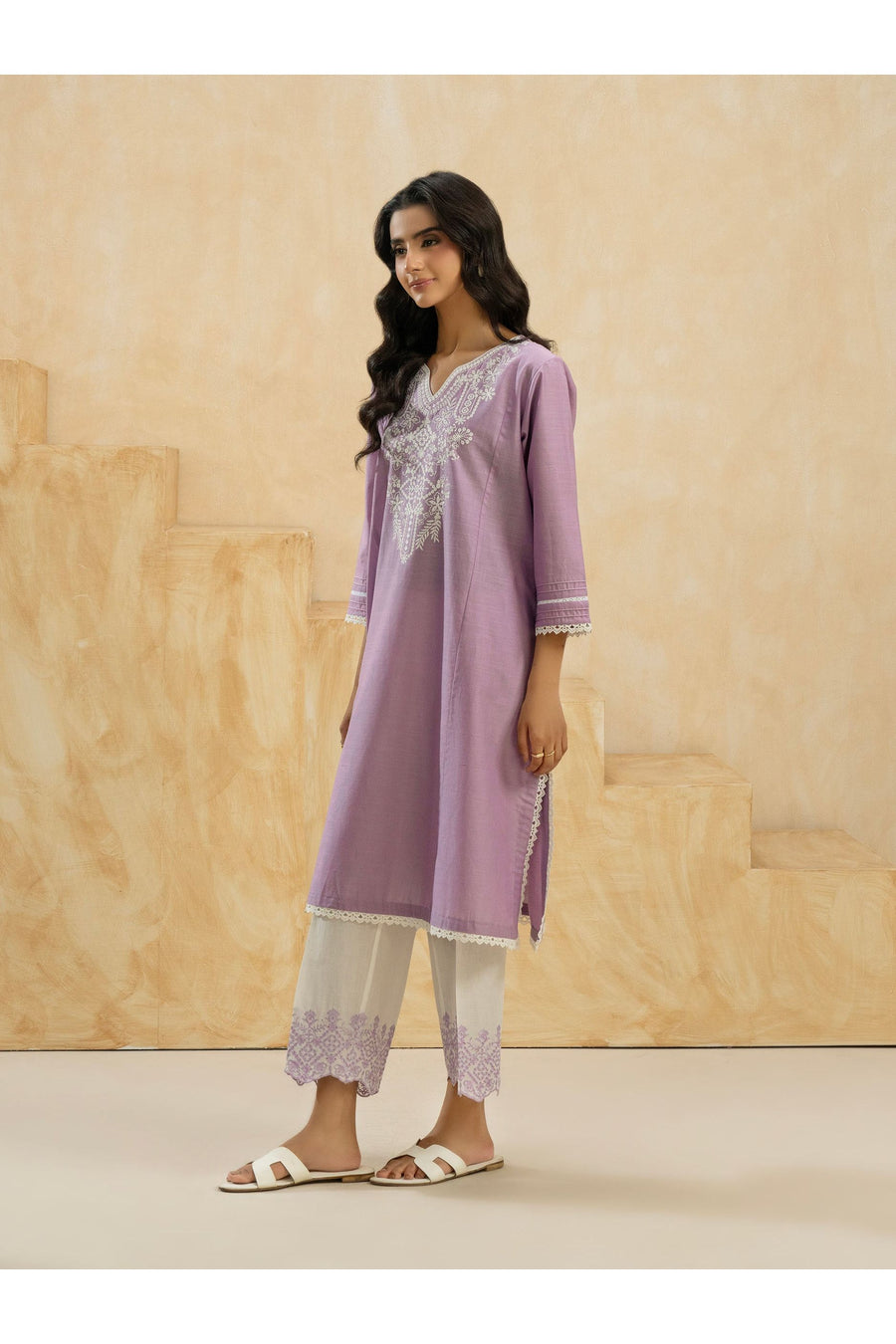 Embroidered 2 Piece Lawn Suit for Summer Fun