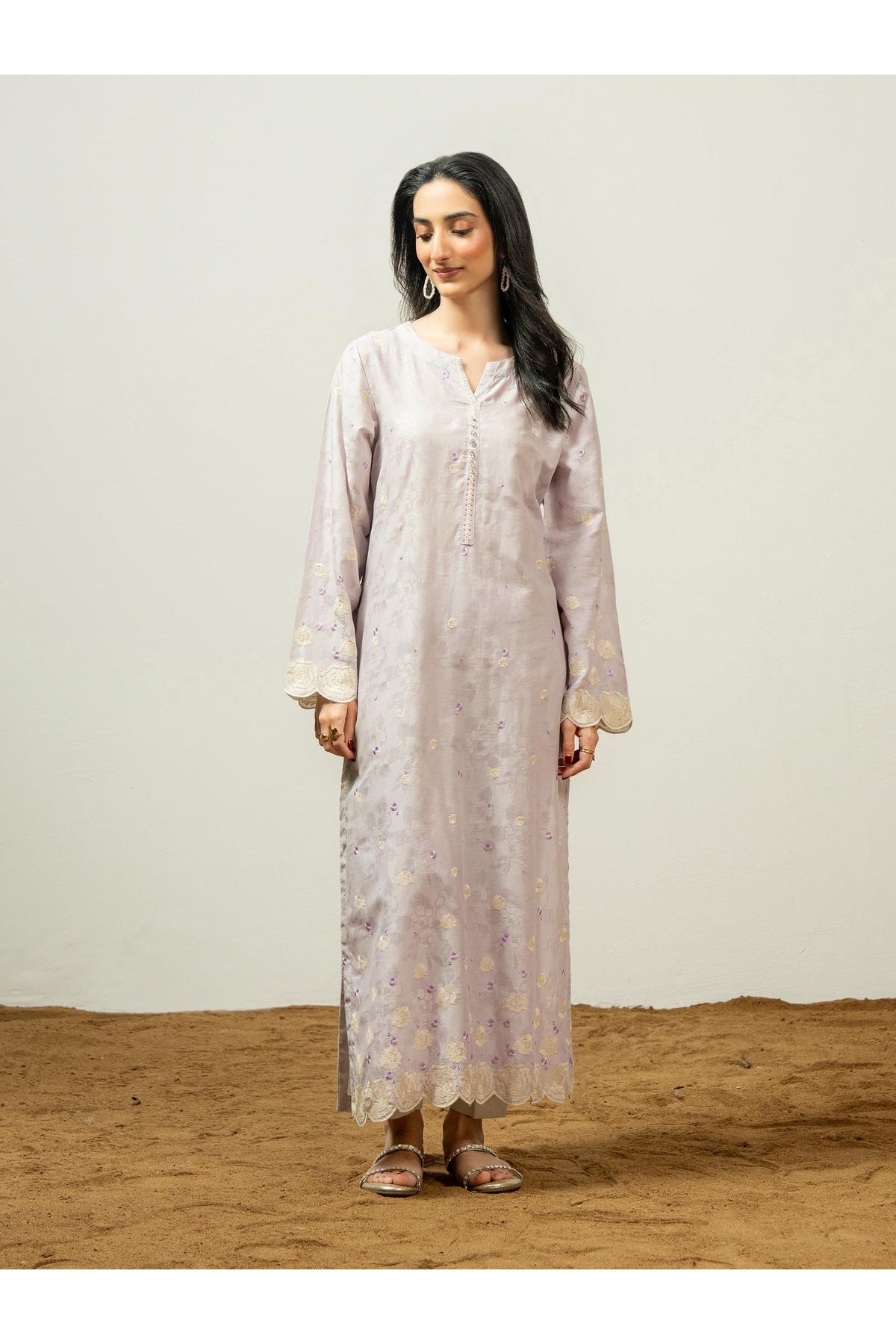 Embroidered Jacquard Shirt for Everyday Style