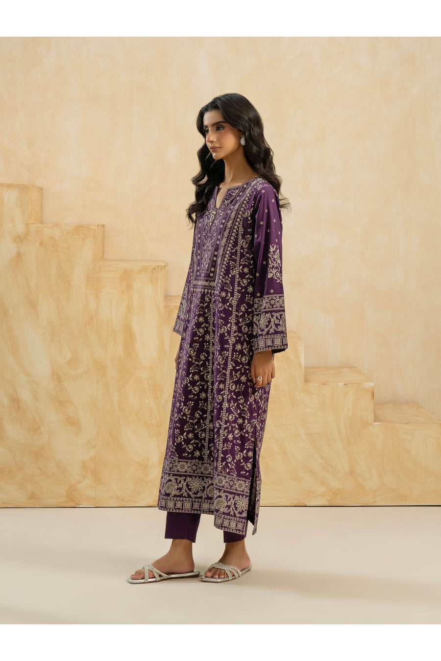 Embroidered Cambric 2 Piece Suit Set