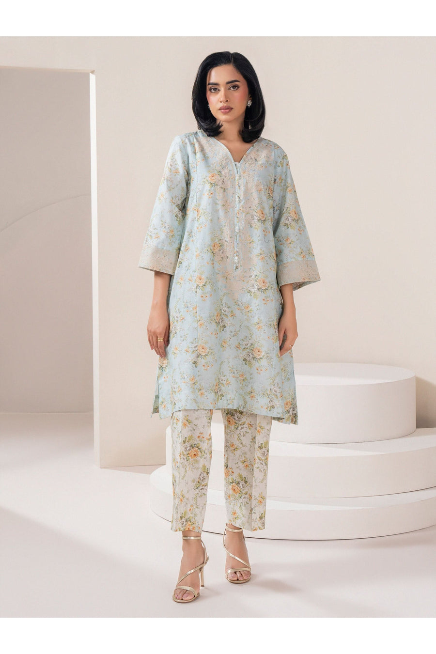 Embroidered Summer Lawn Suit - 2 Piece Set