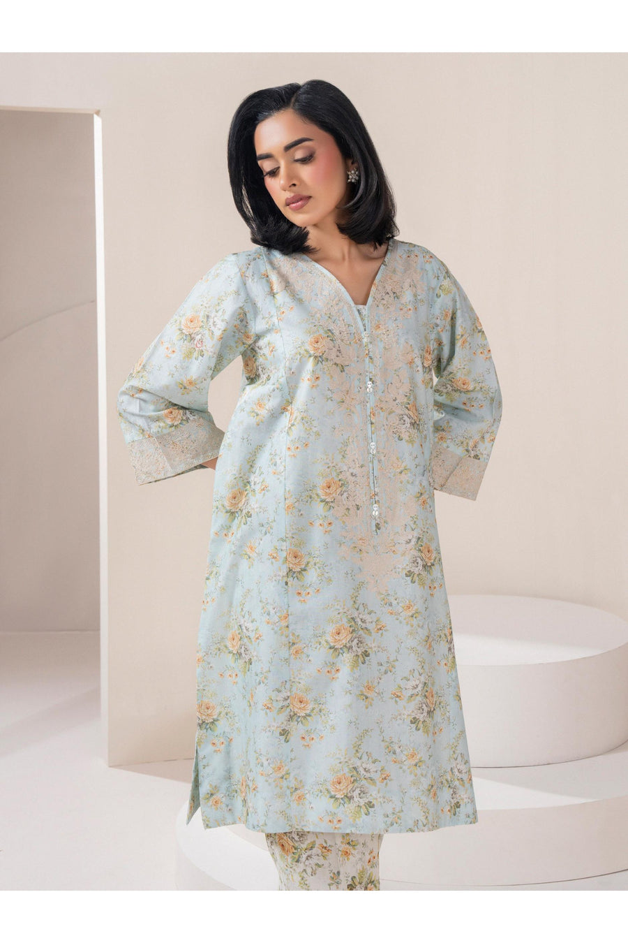 Embroidered Summer Lawn Suit - 2 Piece Set