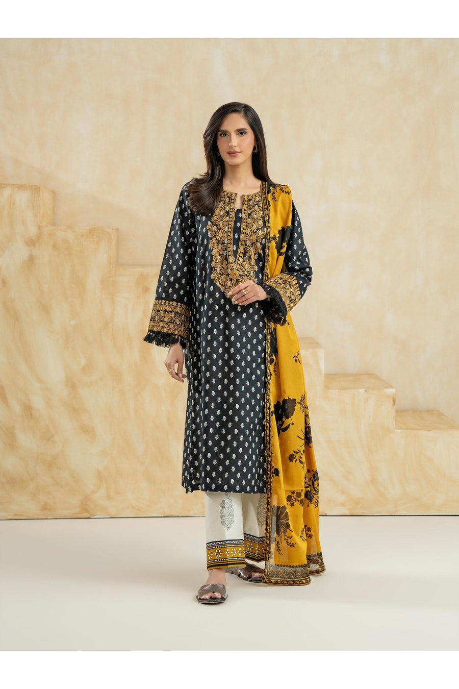 Embroidered 3 Piece Lawn Suit for Summer Fun