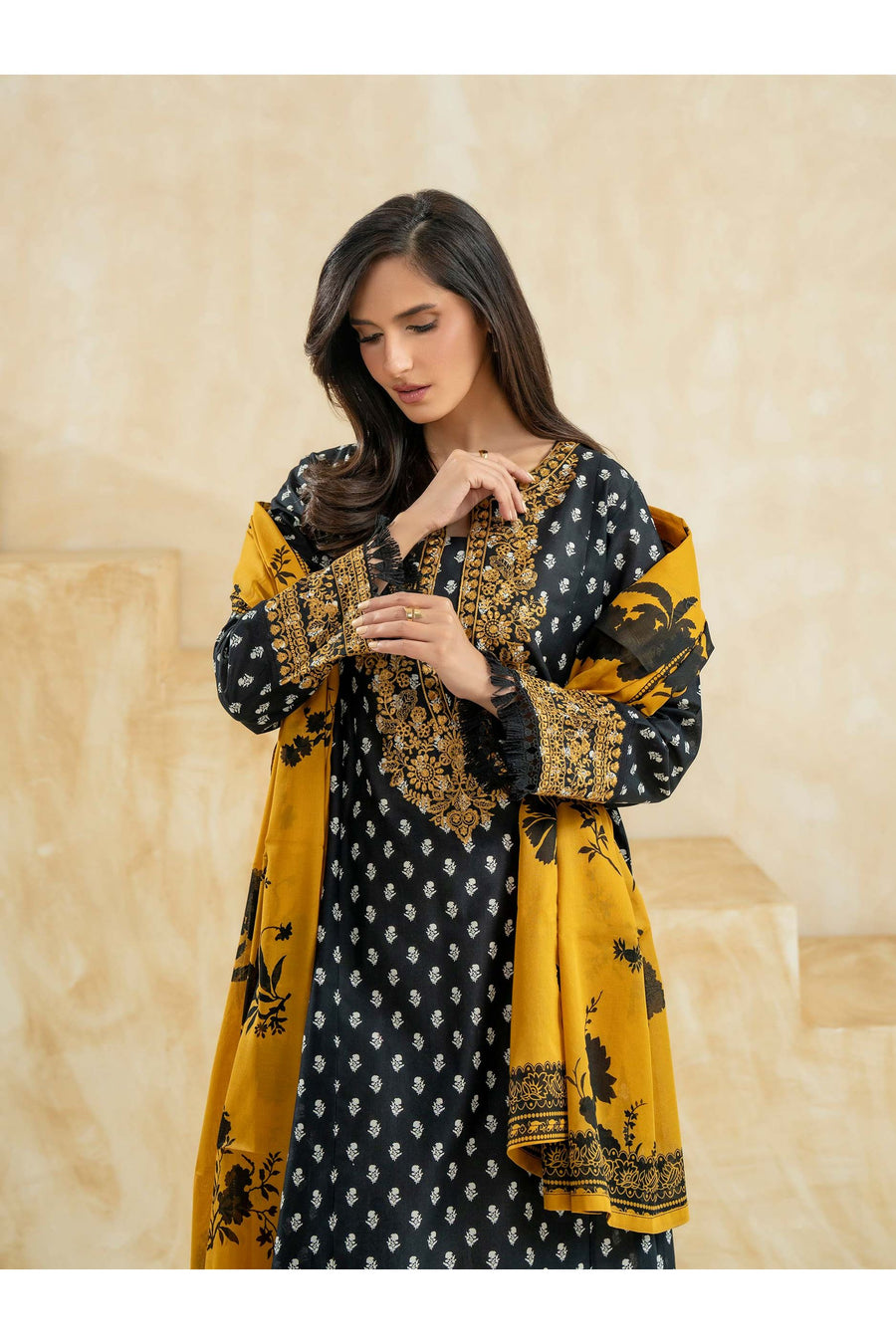 Embroidered 3 Piece Lawn Suit for Summer Fun