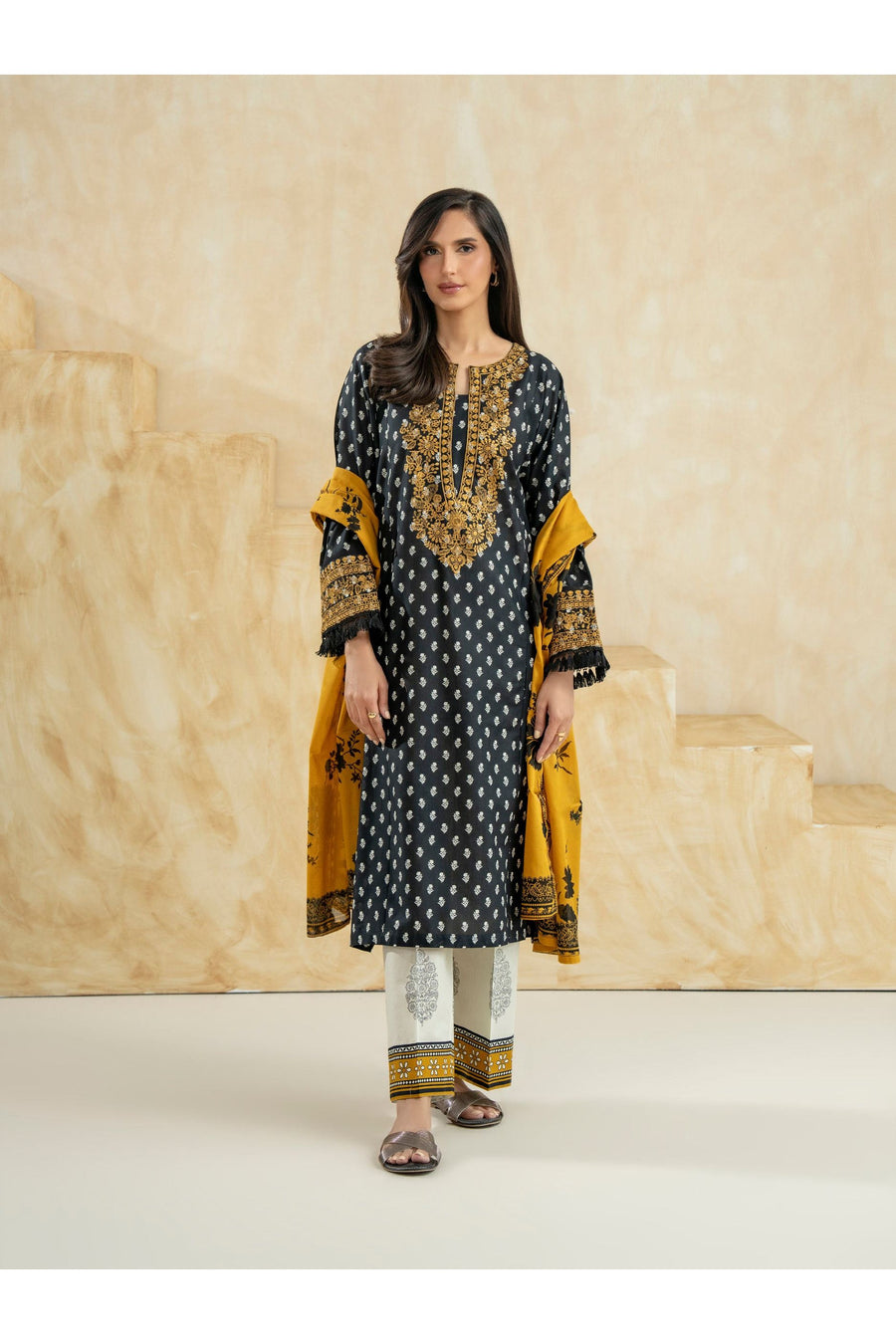 Embroidered 3 Piece Lawn Suit for Summer Fun