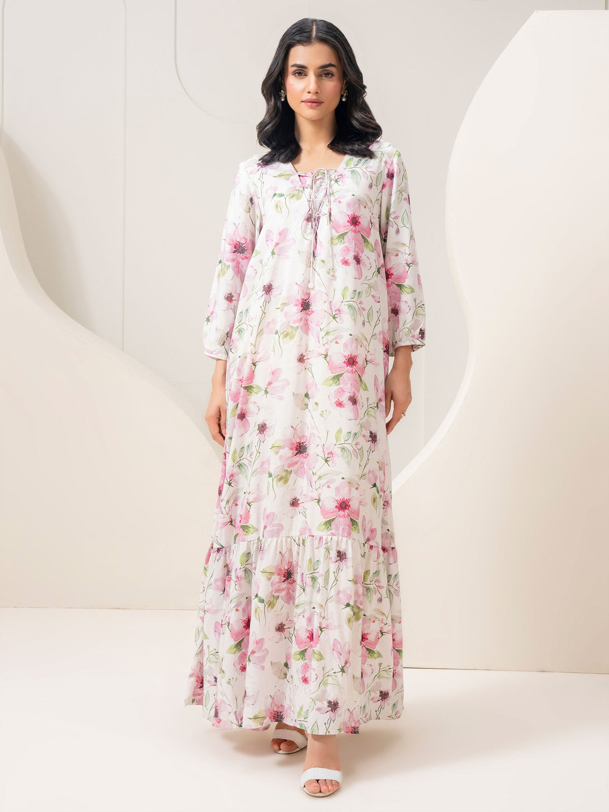 Printed Viscose Dress