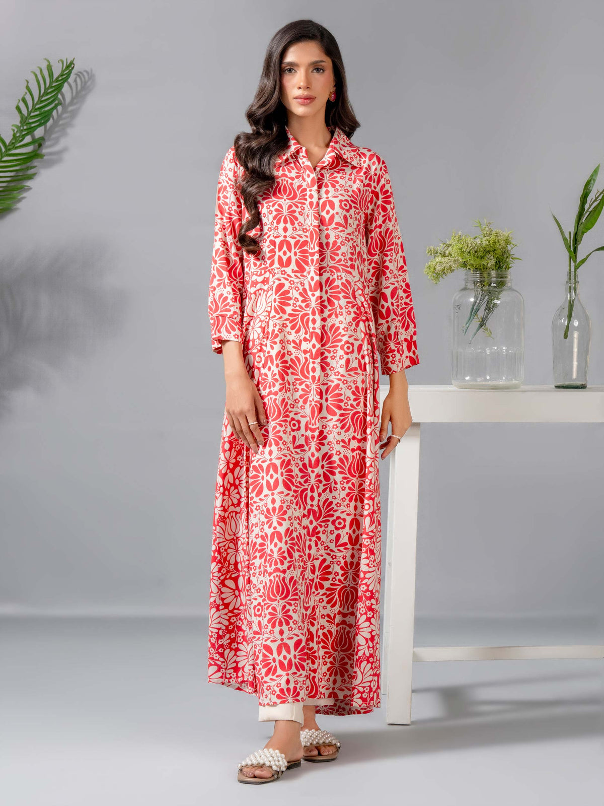 Printed Viscose Dress