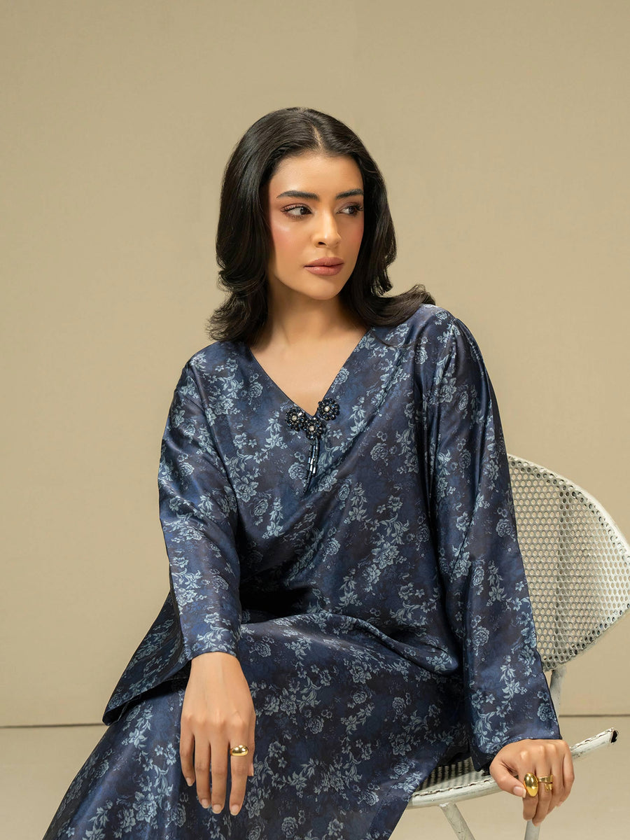 2 Piece Silk Suit-Printed (Pret)