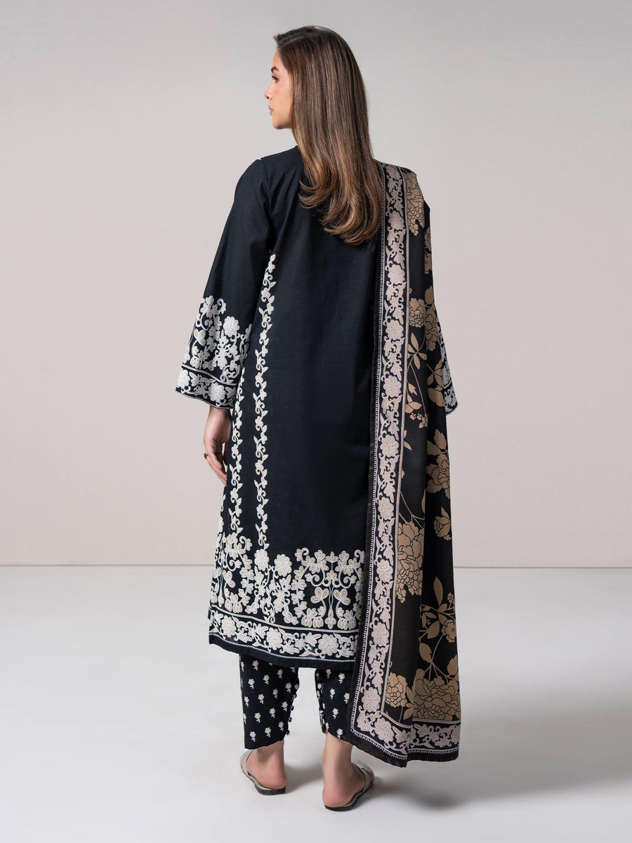 3 Piece Khaddar Suit