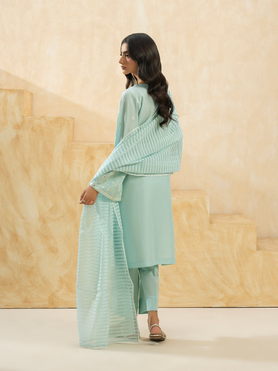 3 Piece Lawn Suit-Embroidered (Pret) - Pehnaawaa