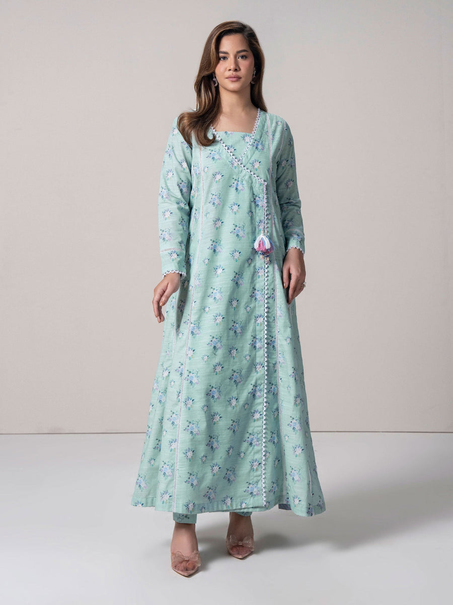 2 Piece Slub Khaddar Shirt (Pret)