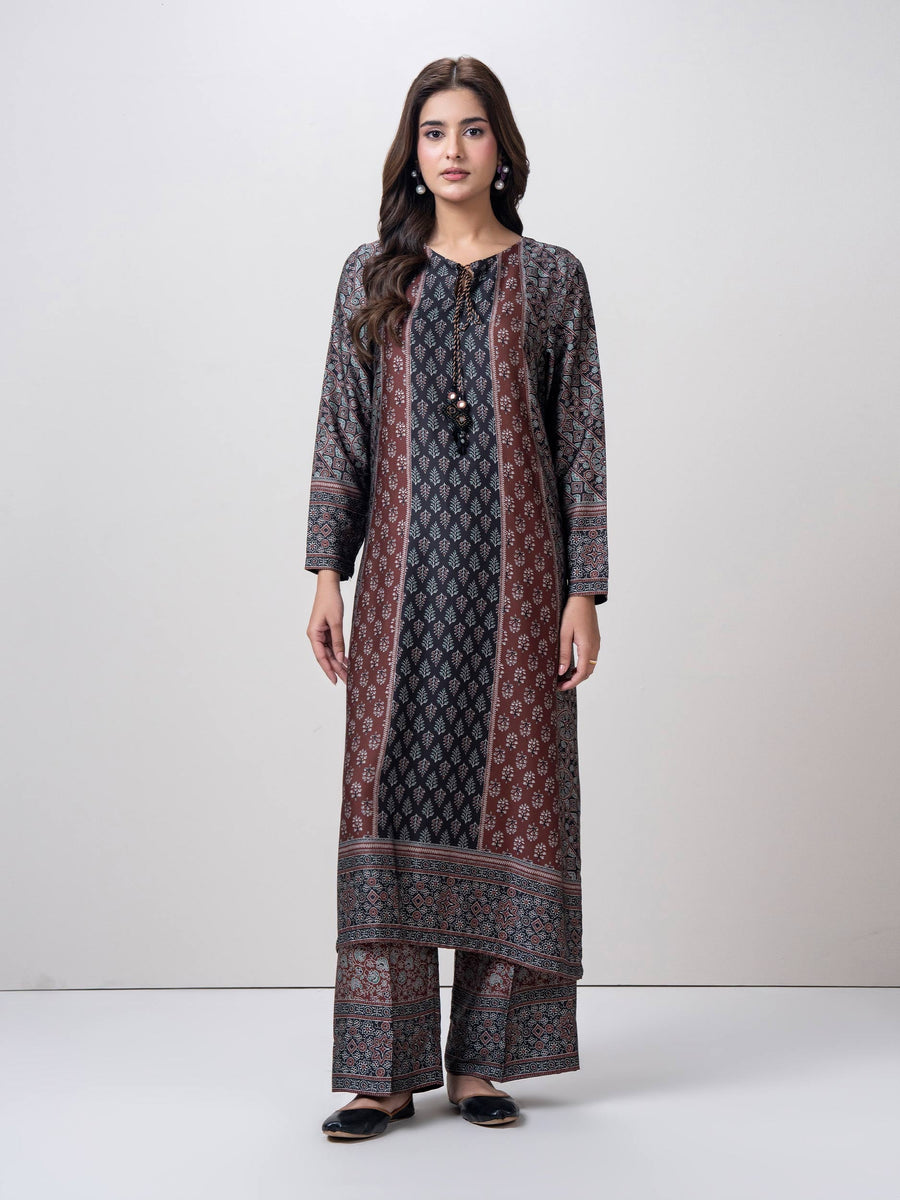 2 Piece Silk Suit (Pret)