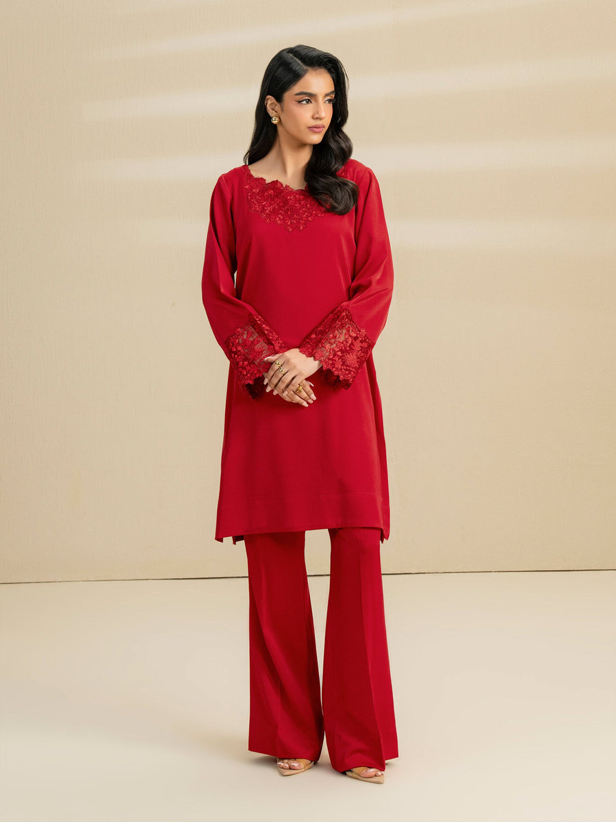 2 Piece Grip Suit-Embroidered (Pret) - Pehnaawaa