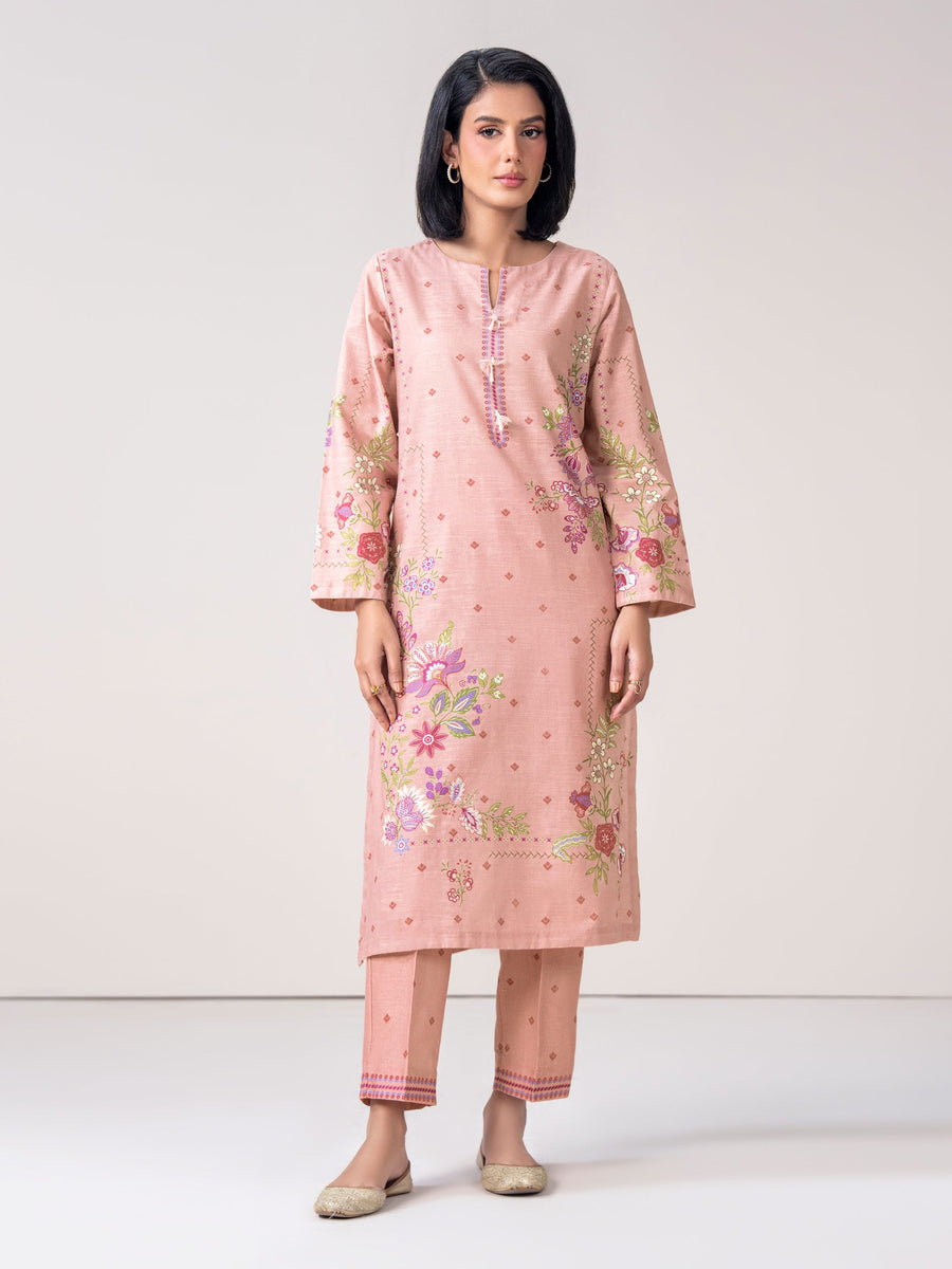 2-Piece Slub Khaddar Suit (Pret)