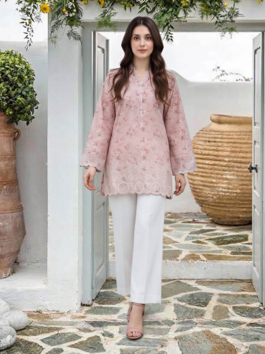 Lawn Kurti- Embroidered (Pret) - Pehnaawaa