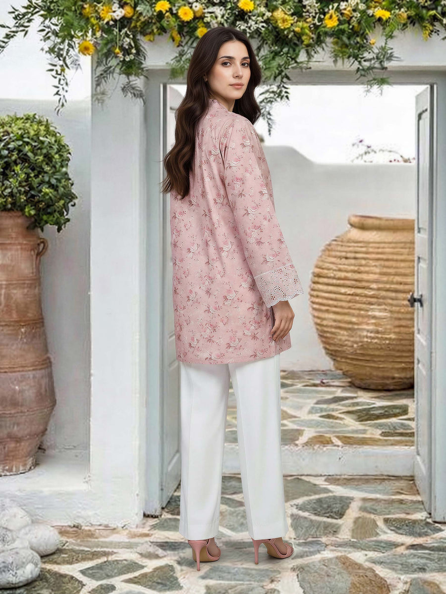 Lawn Kurti- Embroidered (Pret) - Pehnaawaa