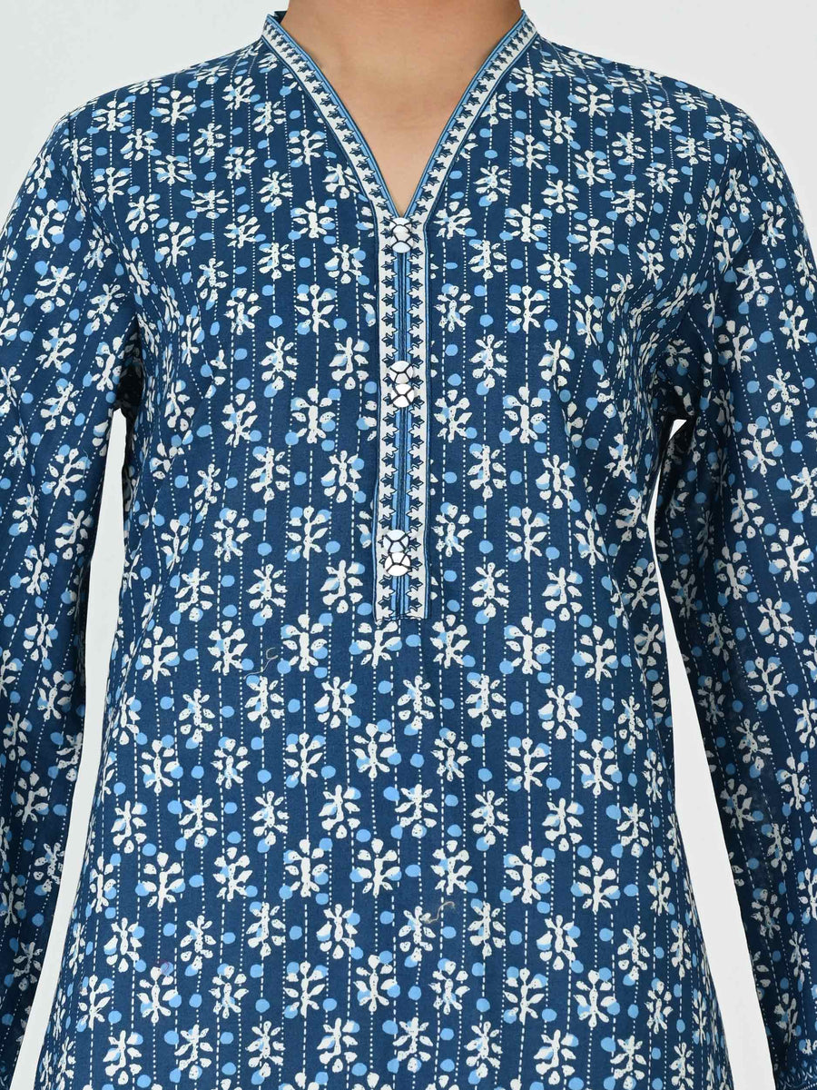 Lawn Kurti (Pret) - Pehnaawaa