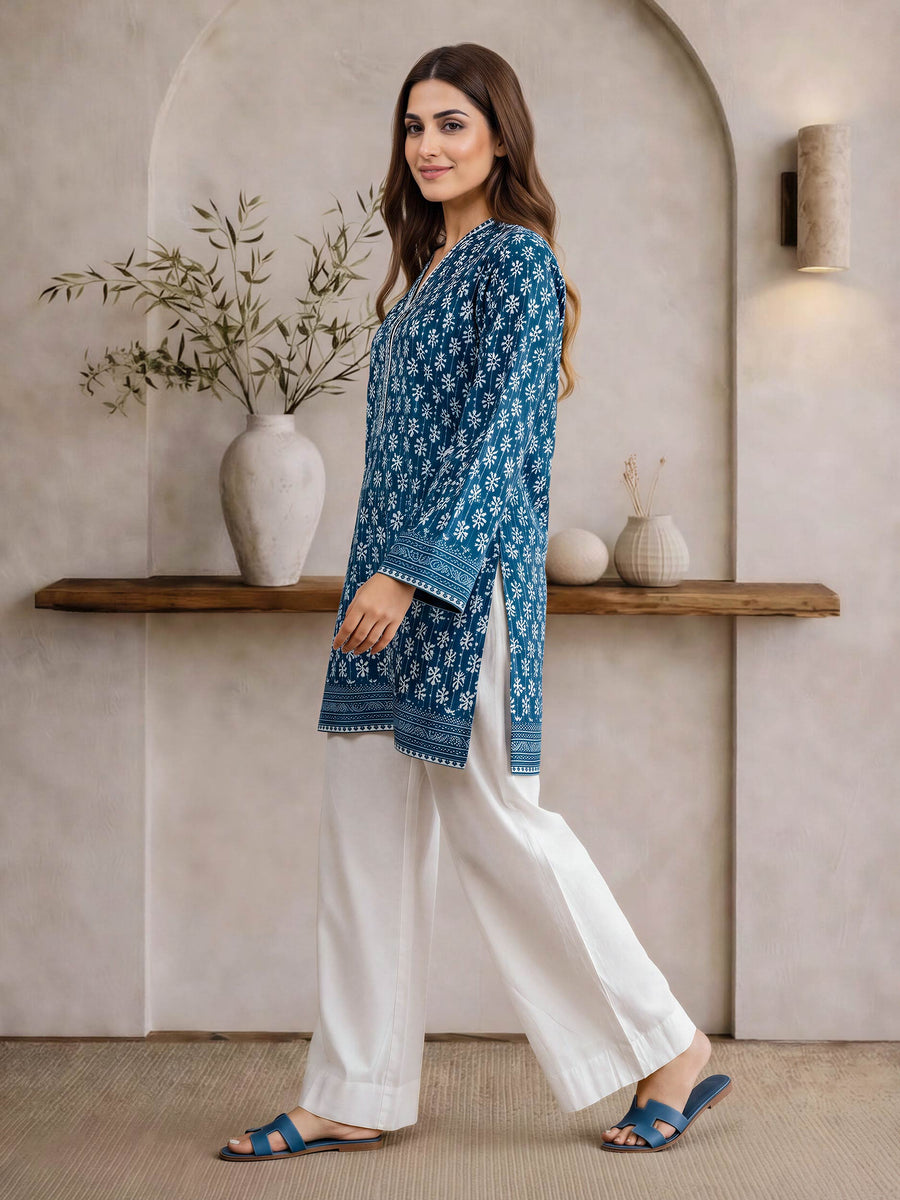Lawn Kurti (Pret) - Pehnaawaa