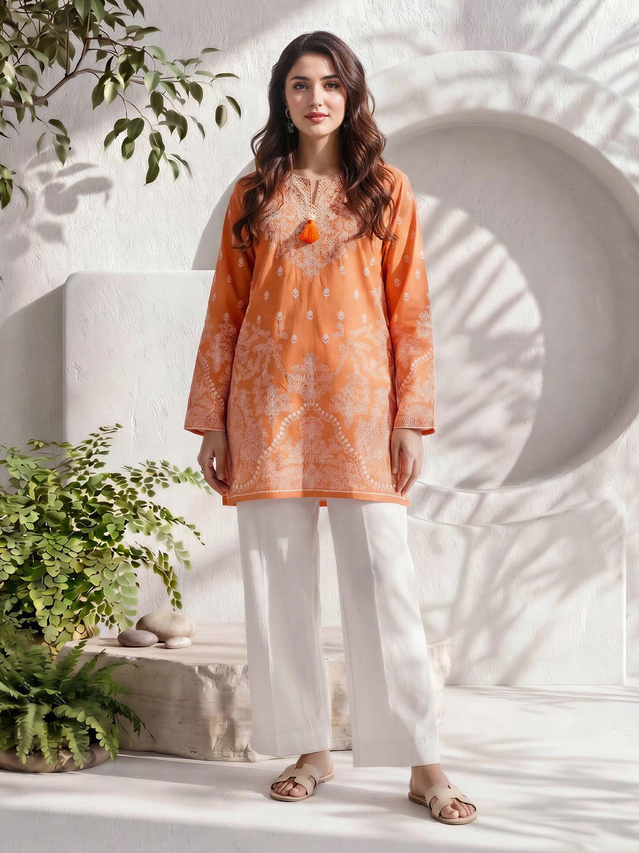 Lawn Kurti (Pret) - Pehnaawaa