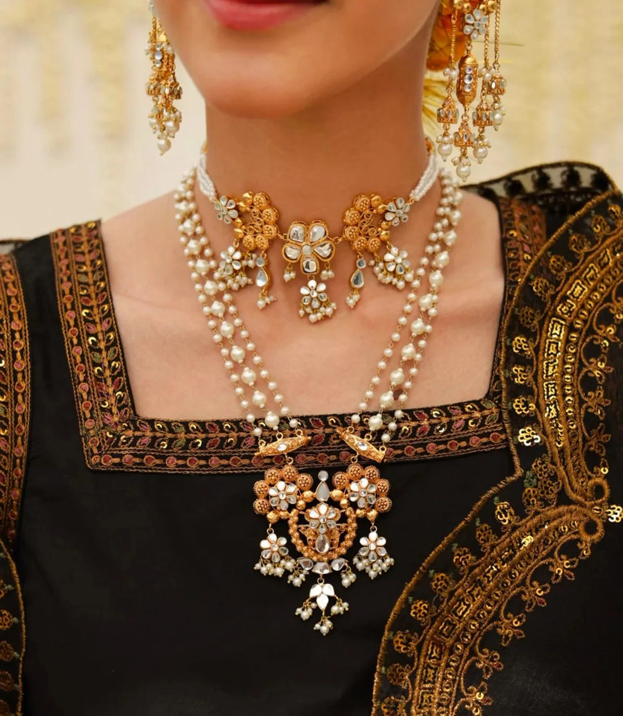 Black Elegance | Embroidered Suit