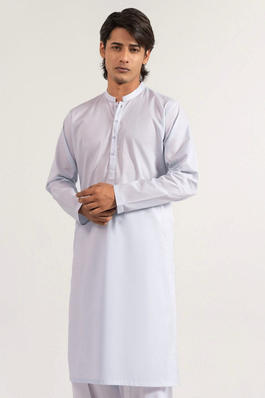 Mulberry Silk Blend Kurta From India Slim Band - Pehnaawaa
