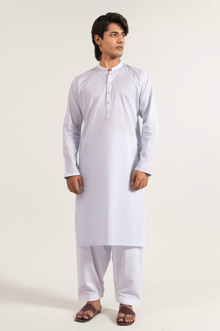 Mulberry Silk Blend Kurta From India Slim Band - Pehnaawaa