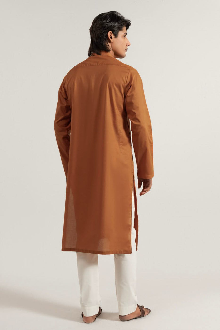 GOTS Organic Cotton Kurta Slim Band Collar - Pehnaawaa