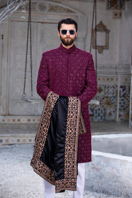 Shehnai Designer Sherwani 2