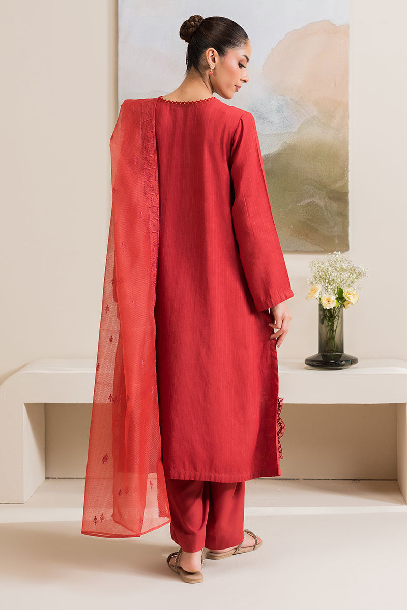 SAFFRON GOLD-2PC (SHIRT & DUPATTA) - Pehnaawaa