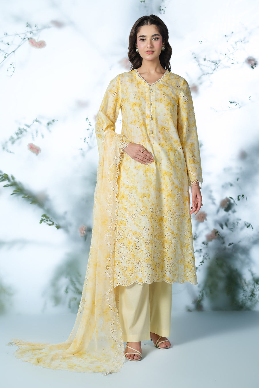 LAWN | EMBROIDERED - Pehnaawaa