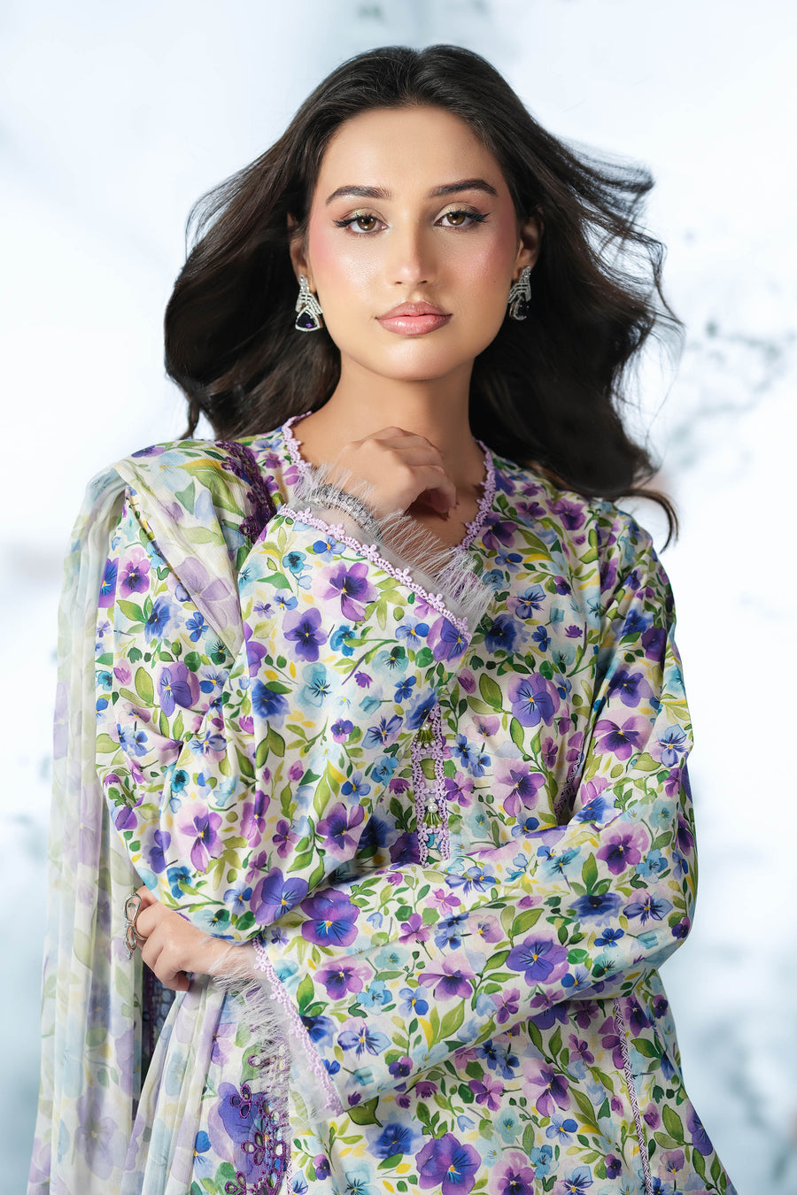 LAWN | EMBROIDERED - Pehnaawaa