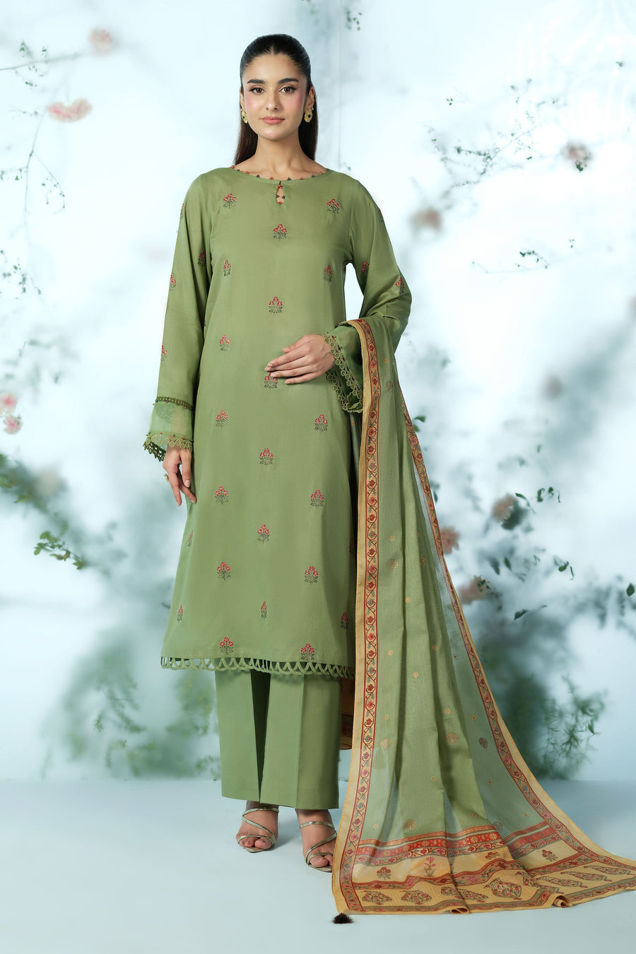LAWN | EMBROIDERED - Pehnaawaa