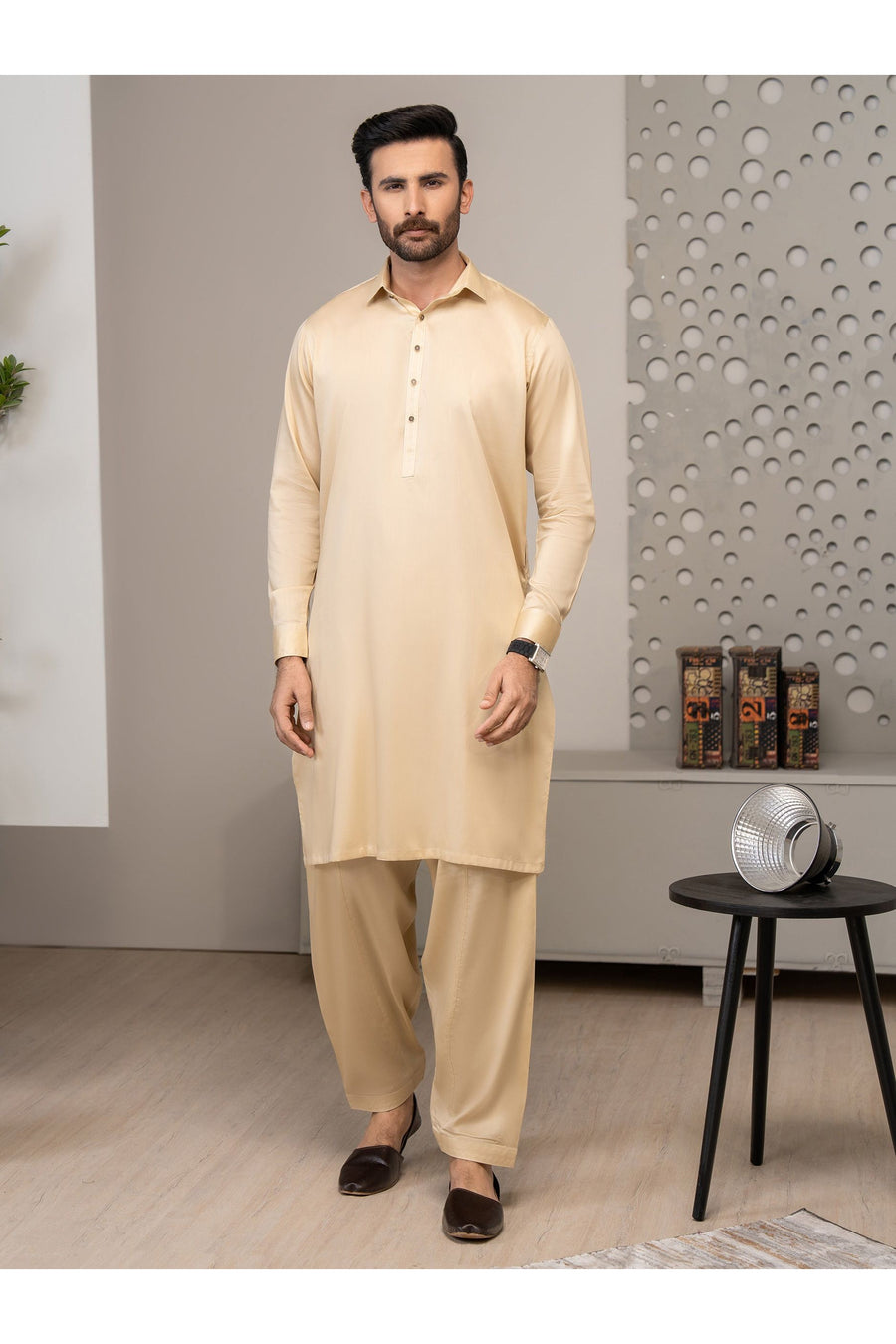 Elegant Satin Suit For Men Exuding Timeless Luxury And Poise