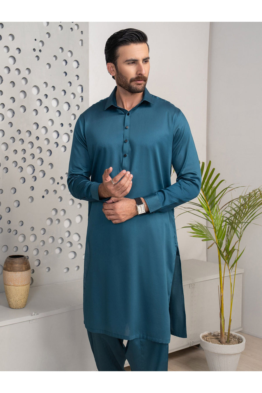 Elegant Satin Suit for Men Exuding Timeless Elegance and Comfort