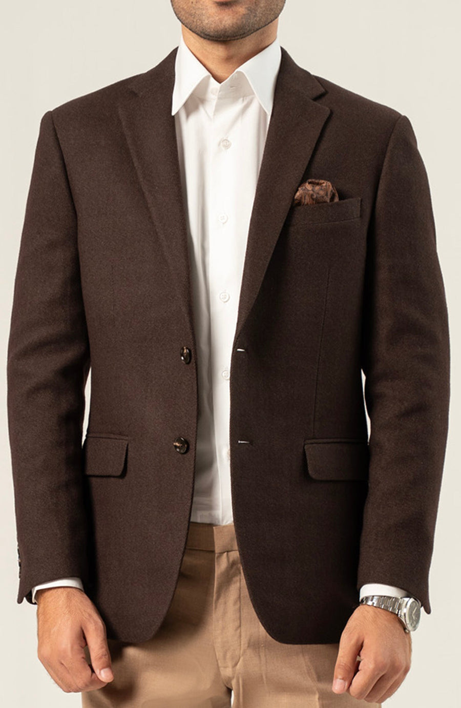 ABLAZE BLAZER -  DARK BROWN