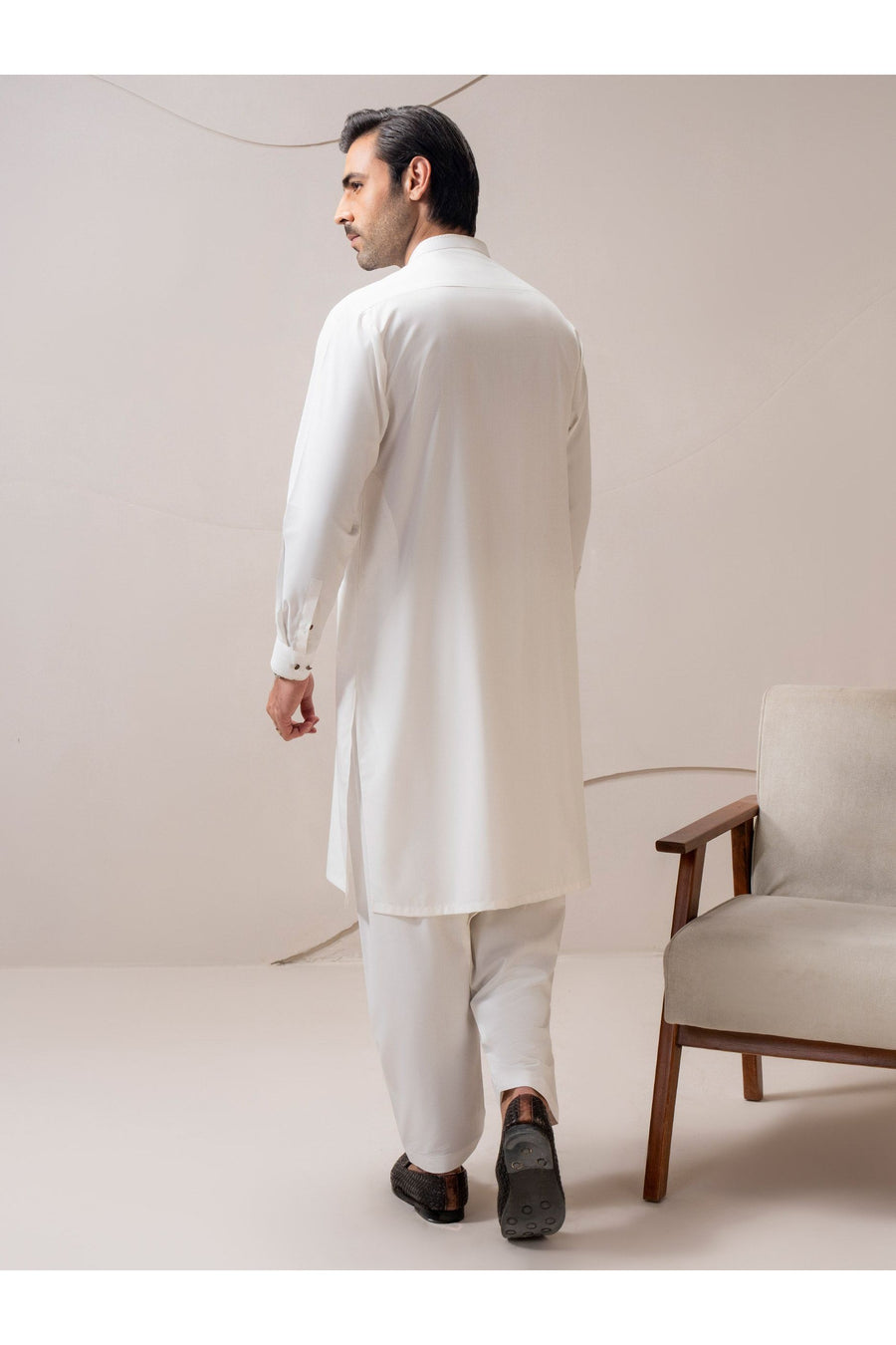 Two Piece Mens Wash And Wear Suit Effortless Style