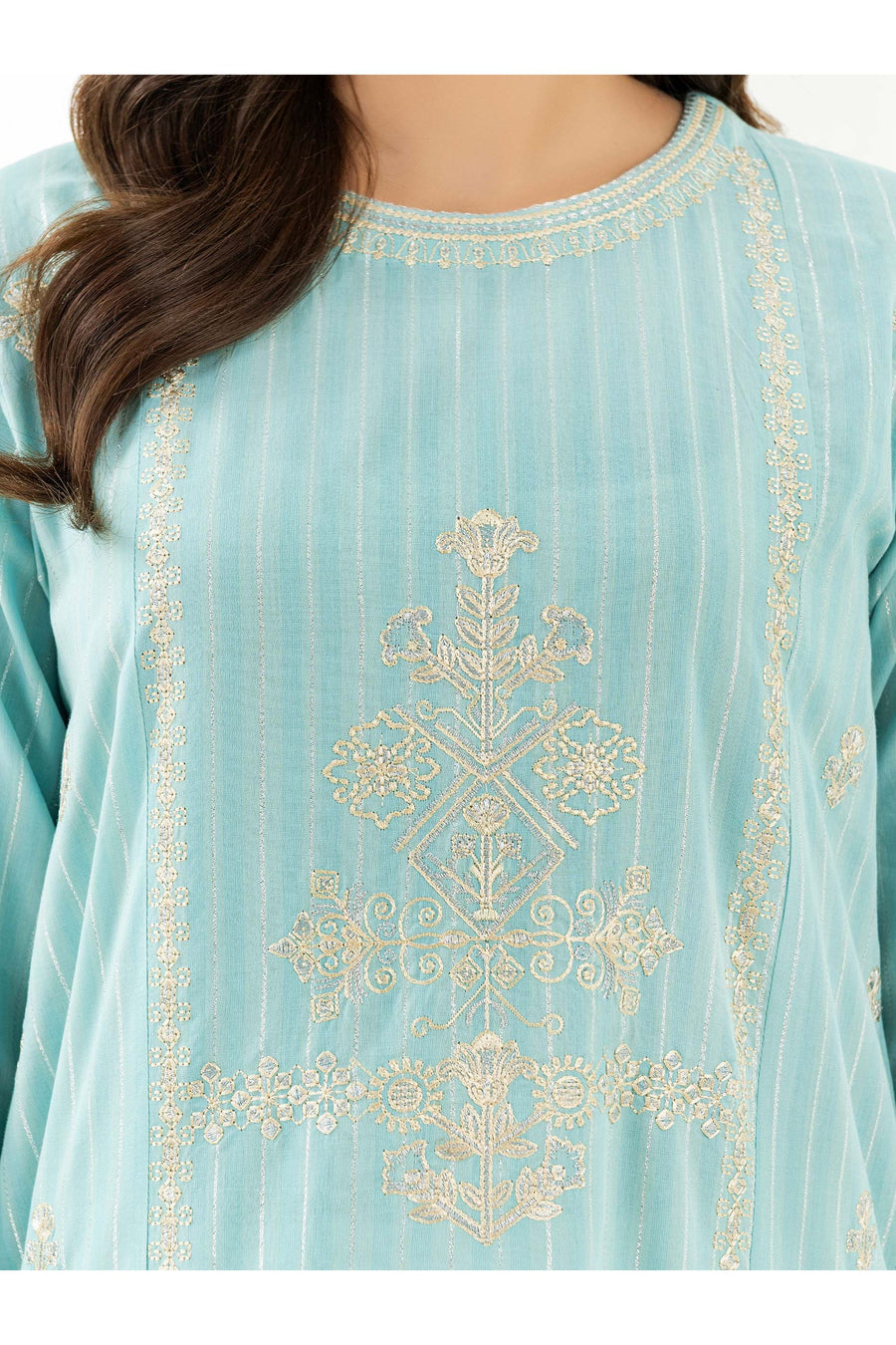 Embroidered Yarn-Dyed Casual Shirt