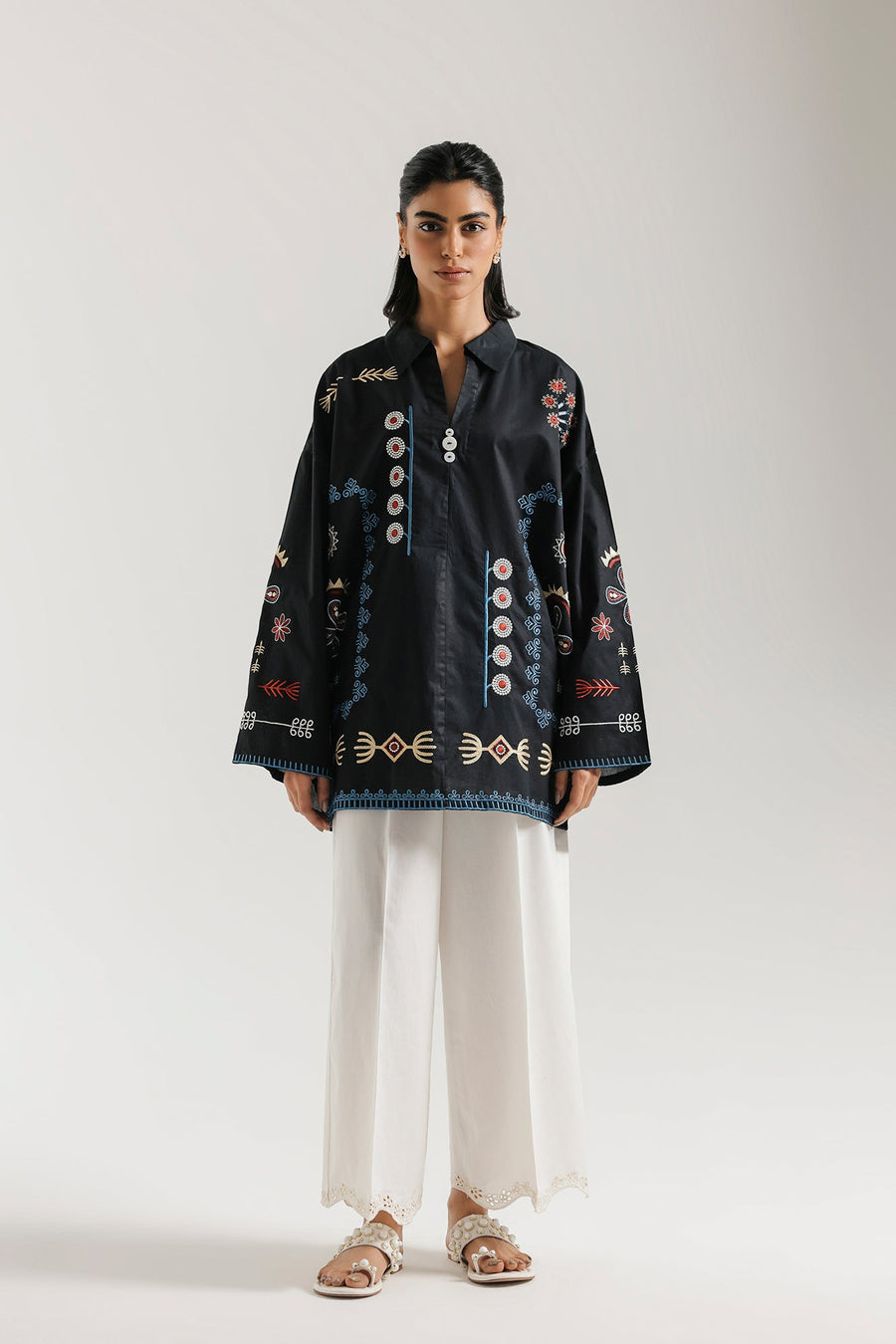 EMBROIDERED SHIRT (E7623/102/902) - Pehnaawaa