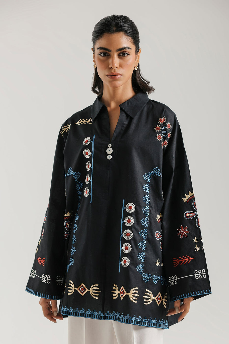 EMBROIDERED SHIRT (E7623/102/902) - Pehnaawaa