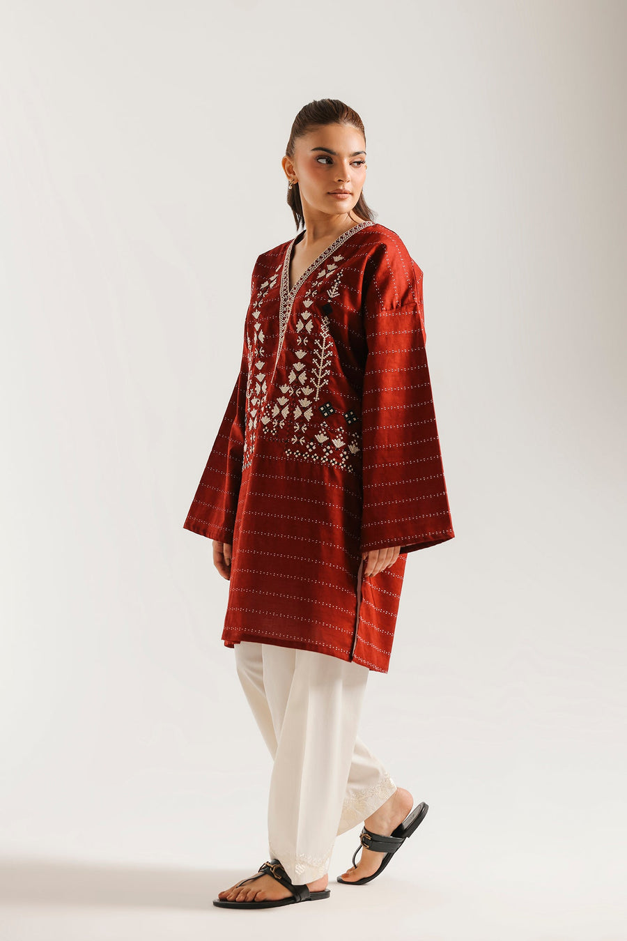 EMBROIDERED SHIRT (E7626/102/304) - Pehnaawaa