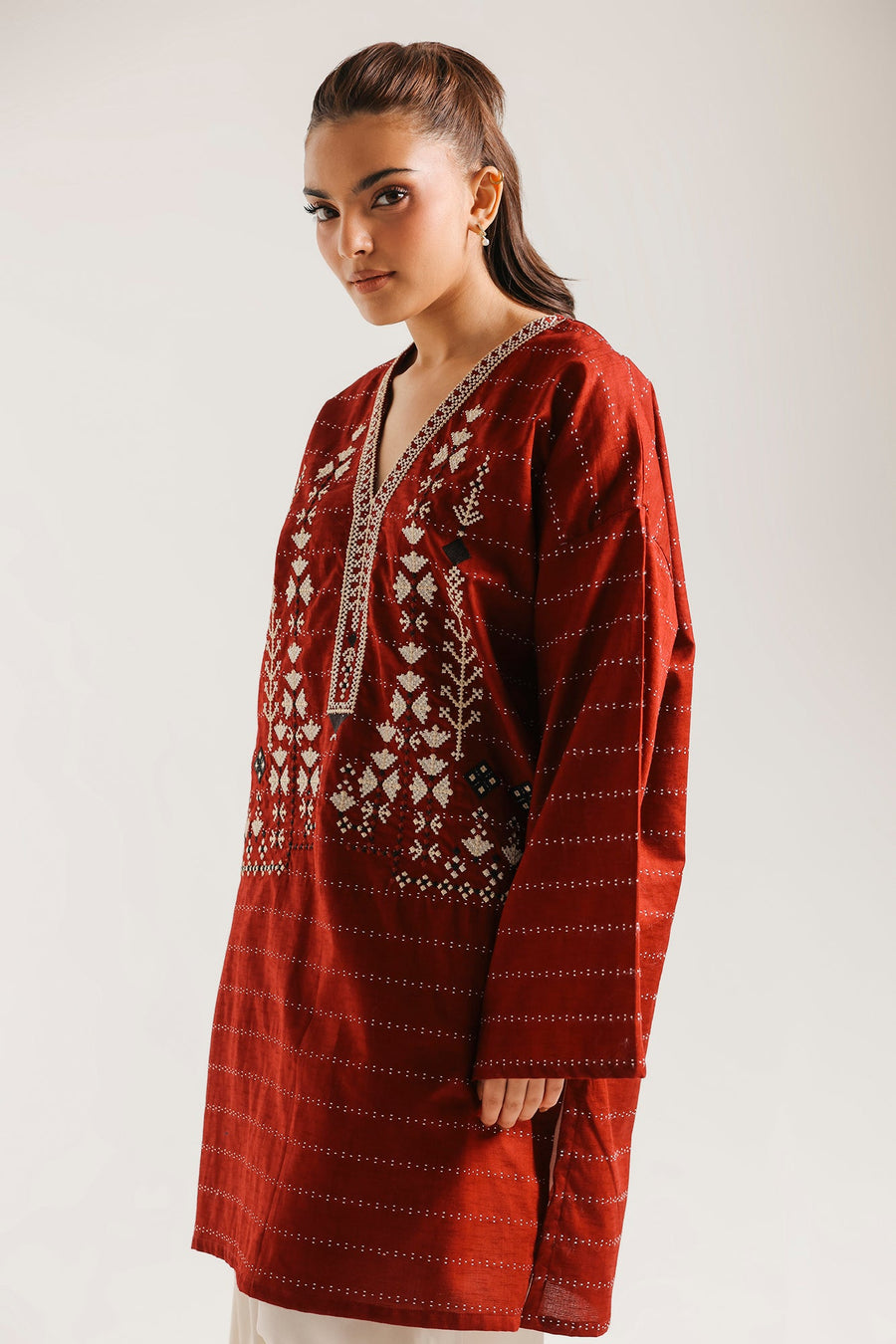 EMBROIDERED SHIRT (E7626/102/304) - Pehnaawaa