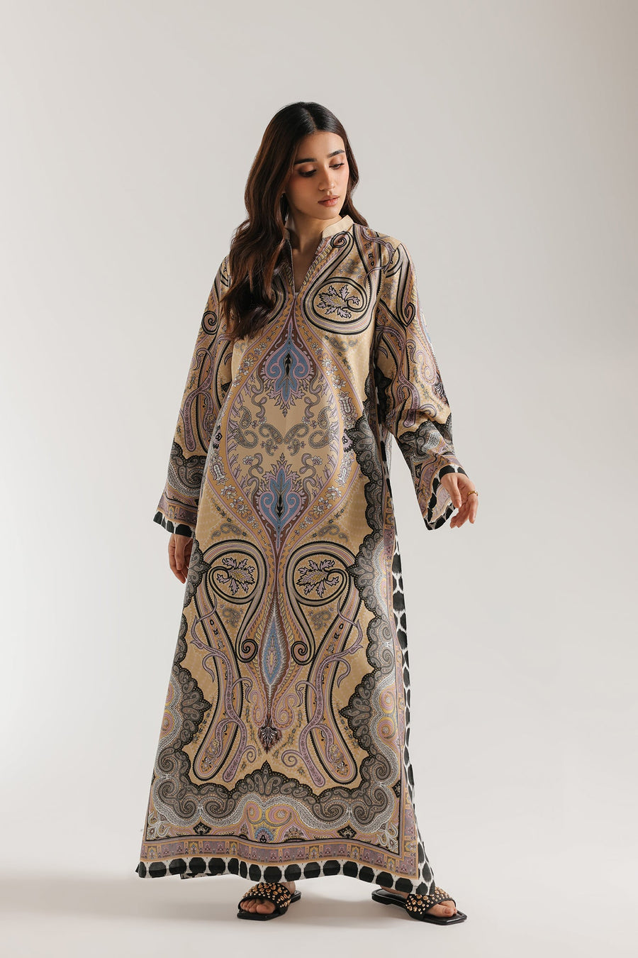 PRINTED DRESS (E8467/102/114) - Pehnaawaa