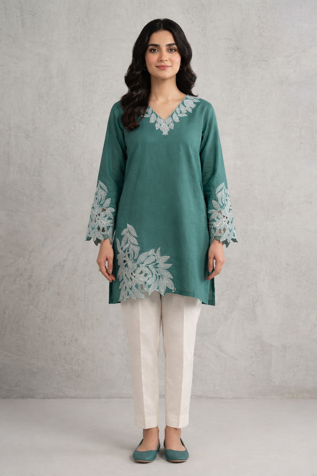 Emerald Elegance Tunic