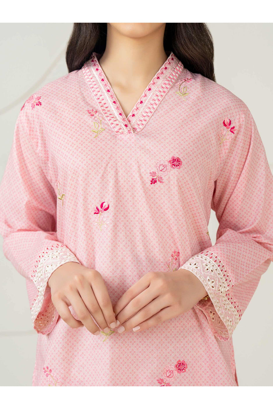 Embroidered 2 Piece Lawn Suit for Girls Pehnaawaa